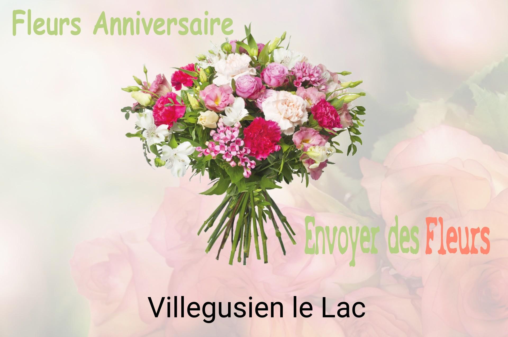 Bouquet de fleurs d’anniversaire livré à Villegusien-le-Lac