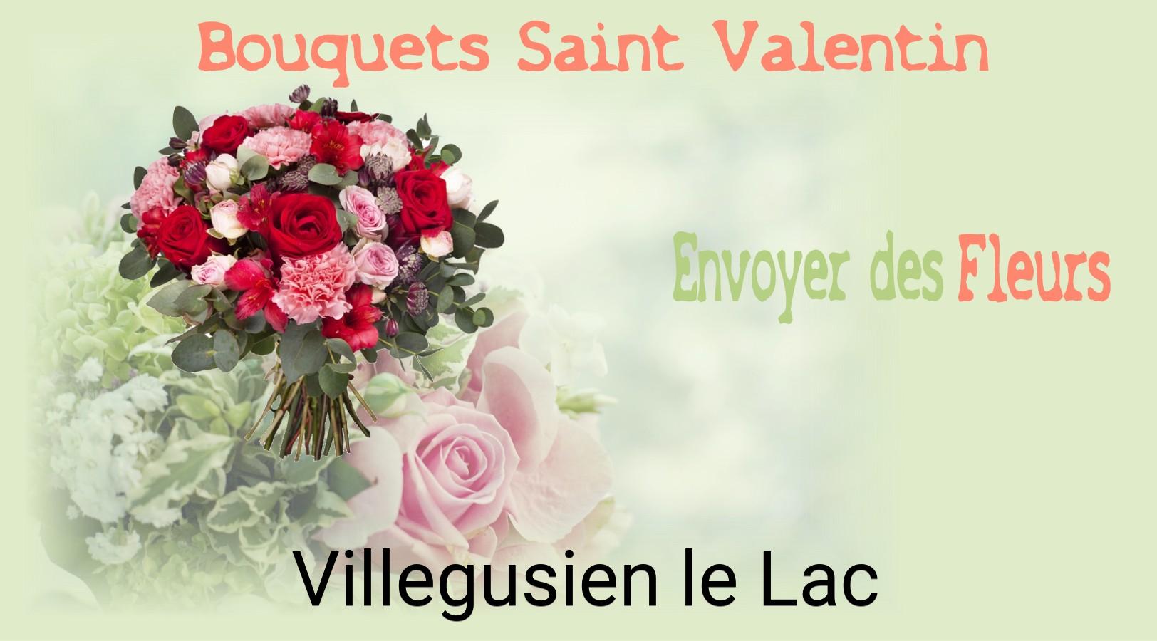 Roses de Saint-Valentin livrées à Villegusien-le-Lac